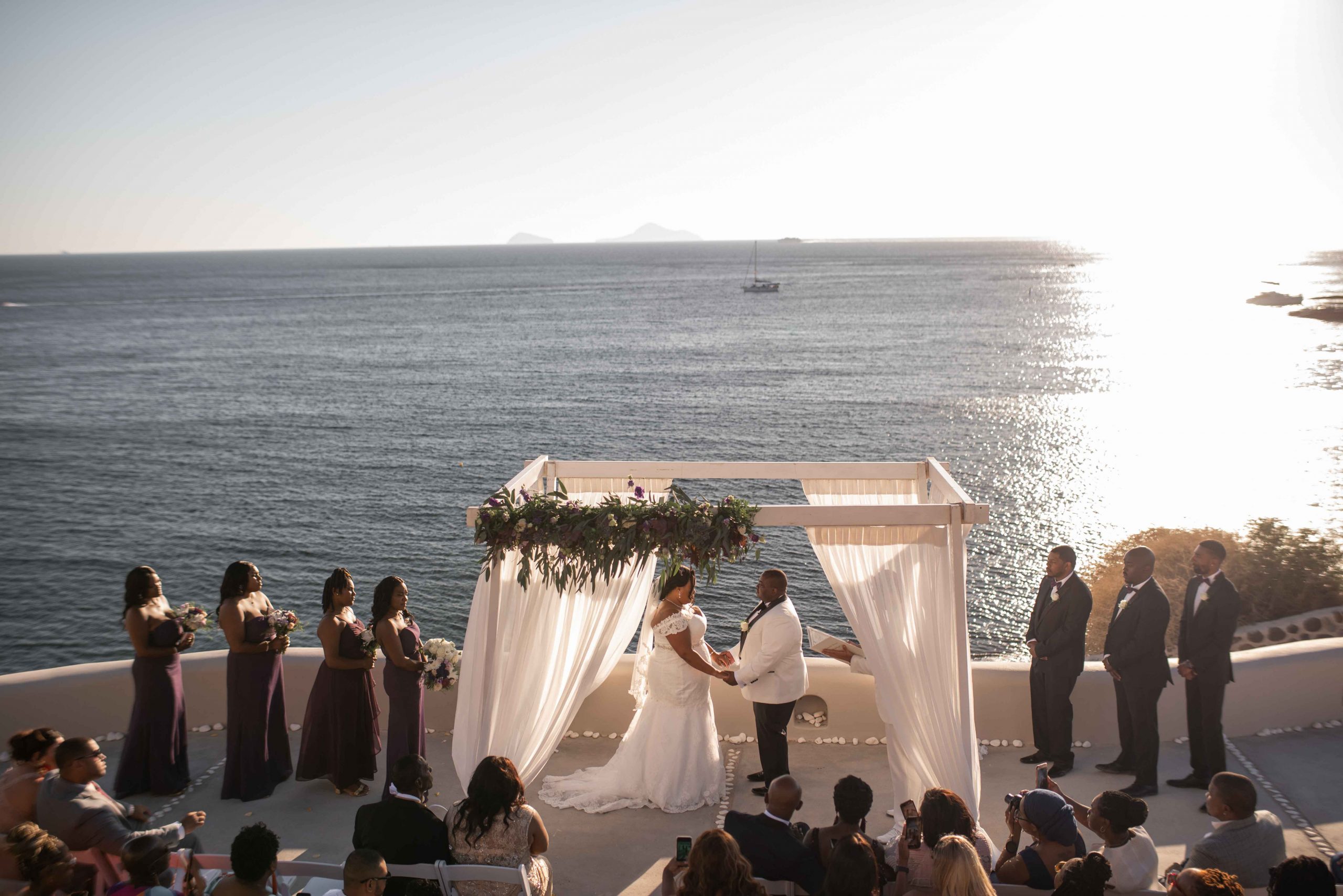 SantoriniMyWedding | akro beach wedding package