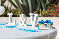 Light blue & White wedding in Santorini! Loredana & Vladimir 12