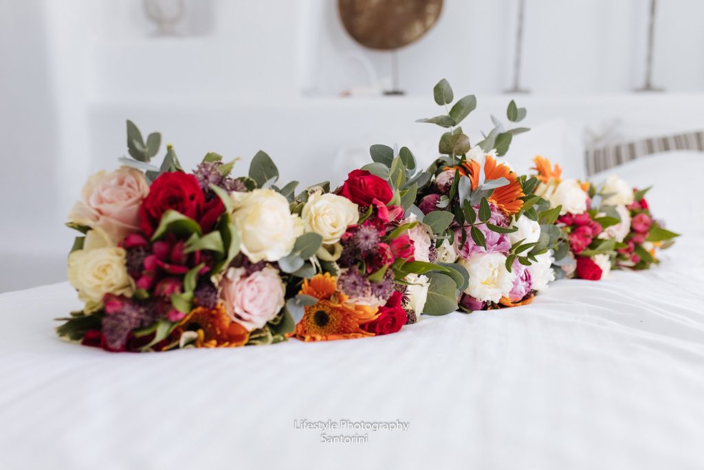 Wedding flowers Santorini. What are the most popular styles? 13